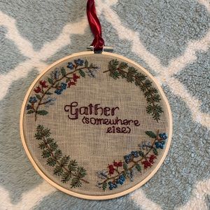 Gather (somewhere else) embroidery